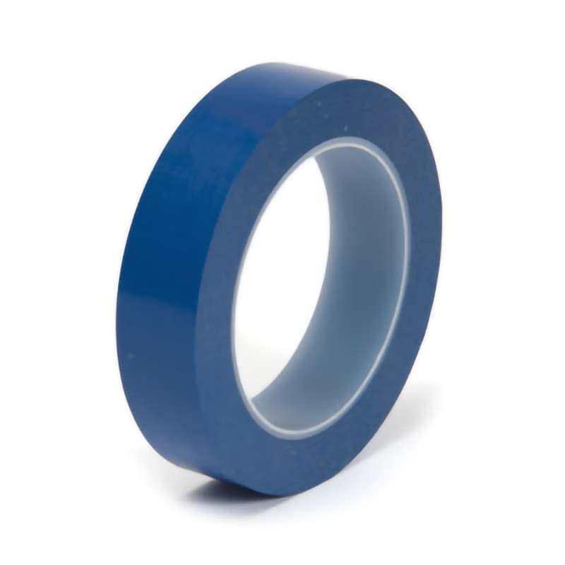 Cleanroom Tape, 1"x36 Yds, 3" Core, 5.5 mil, Blue